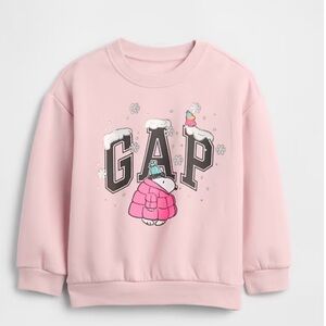 NWT GAP Kids Relaxed Graphic Sweatshirt Pink, size 4T